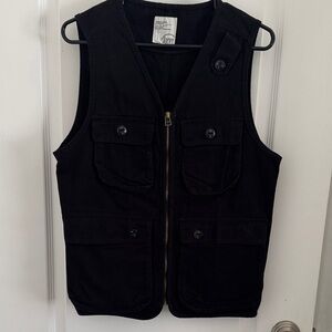 Men's Small Black Utility Vest